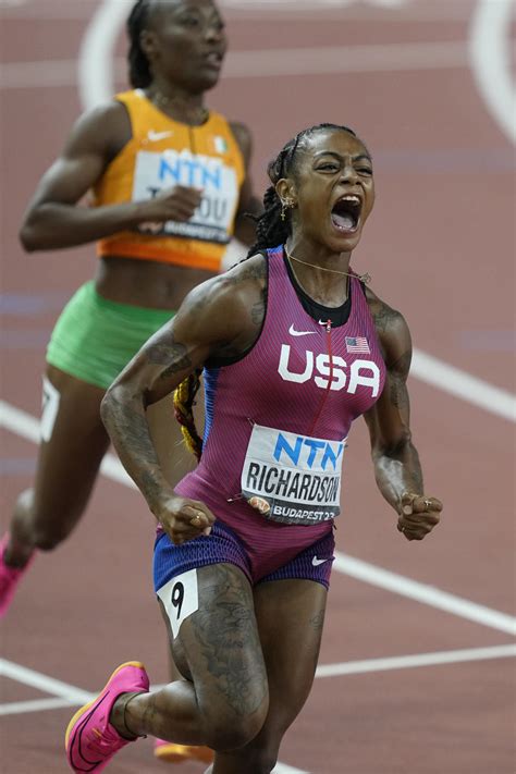 Sha’Carri Richardson caps comeback by winning 100-meter title at worlds